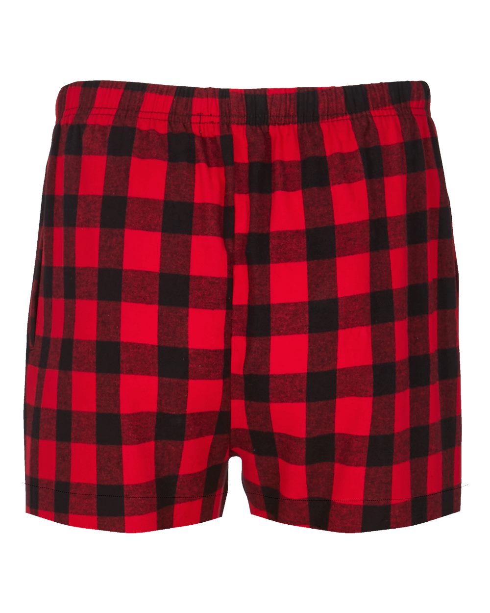Sacramento's K-ZAP The Cat's Meow Boxers--In Red/Black Plaid image 1