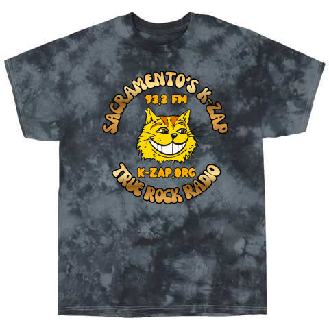 K-ZAP'S TRUE ROCK RADIO TIE DYE TEES-IN WOMEN'S ROSE & MEN'S CHARCOAL - 2XL, Men's Charcoal Infusion image