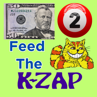$10 TO $1000 TO FEED THE KITTY (SACRAMENTO'S K-ZAP) ONE TIME DONATION - 50 image