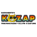 SACRAMENTO'S K-ZAP RETRO BUMPER STICKER 4 PACK image 0