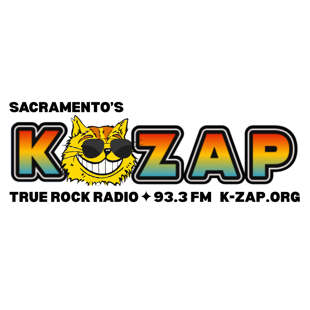 SACRAMENTO'S K-ZAP RETRO BUMPER STICKER 4 PACK image 0