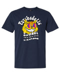 PSYCHEDELIC SUNDAY T-SHIRT--IN NAVY! image 0