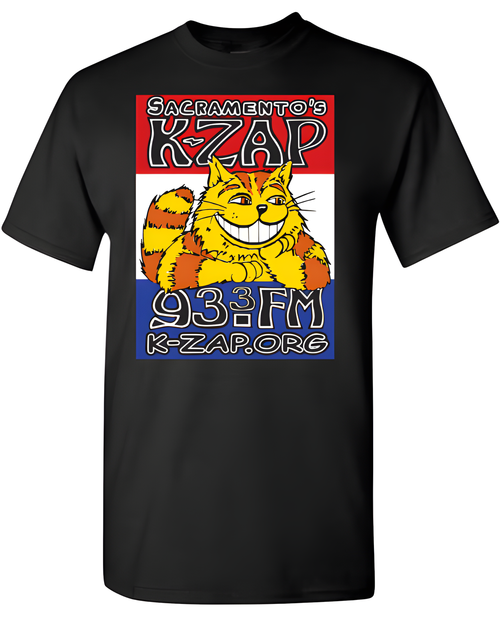 SACRAMENTO’S K-ZAP CAT’S BACK SHIRTS - BLACK OR WHITE image 0
