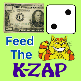 $10 TO $1000 TO FEED THE KITTY (SACRAMENTO'S K-ZAP) ONE TIME DONATION - 500 image
