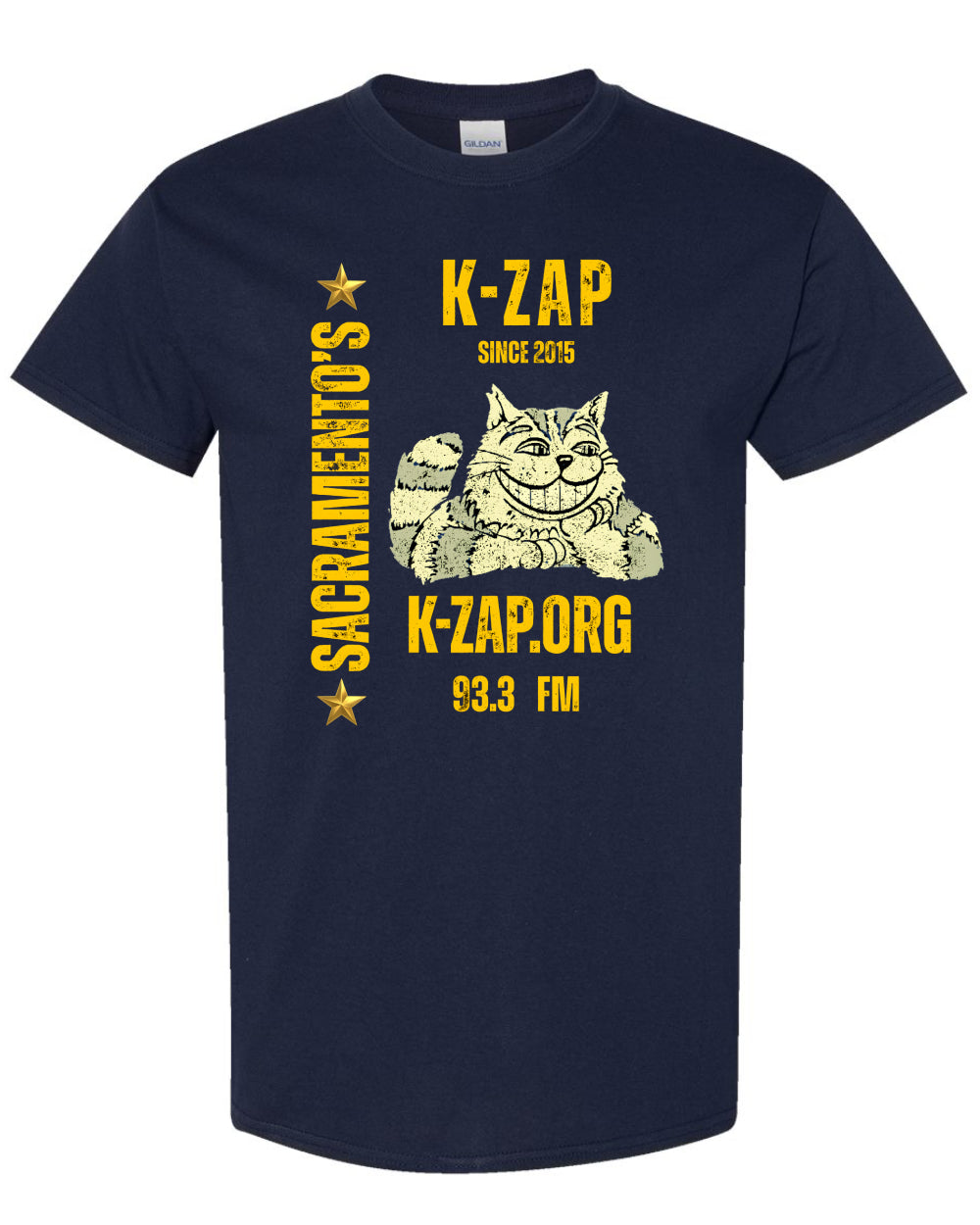 "K-ZAP Vintage Vibes" Distressed Grunge shirts--In Crystal Jade Tie Dye & Blue Dusk! - Small, Blue Dusk image