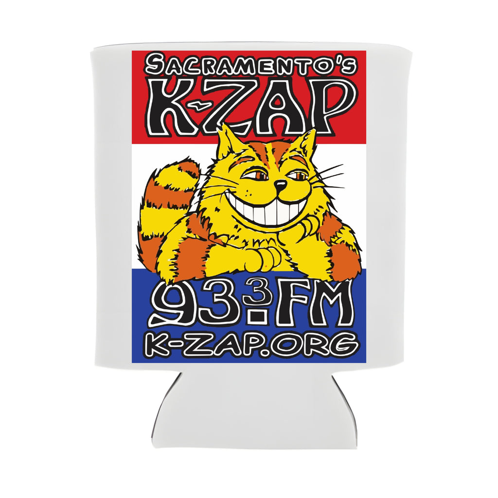 Sacramento's K-ZAP Koozie-- In White! image 0